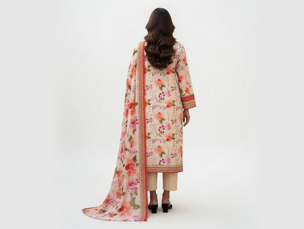 Designer Pakistani Suit for Girls – Trendy PEIRHAN Collection (3 Piece)