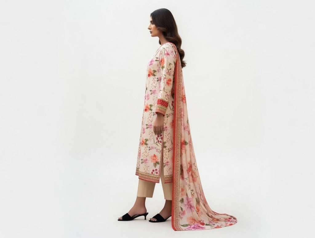 Designer Pakistani Suit for Girls – Trendy PEIRHAN Collection (3 Piece)